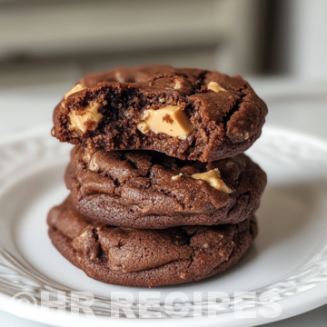 Chocolate Peanut Butter Stuffed Cookies taken with iphone 15 pro max --iw 2 --ar 4:5 --v 6.1 --raw