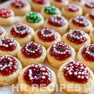 Christmas Thumbprint Cookies taken with iphone 15 pro max --iw 2 --ar 4:5 --v 6.1 --raw