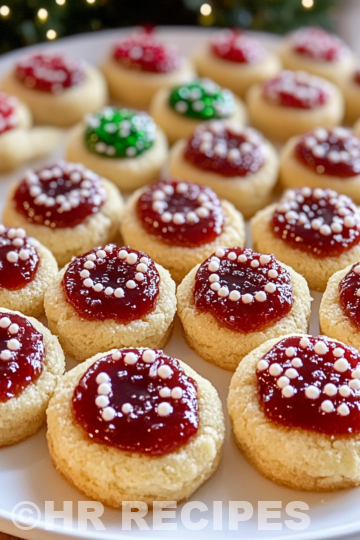 Christmas Thumbprint Cookies taken with iphone 15 pro max --iw 2 --ar 4:5 --v 6.1 --raw