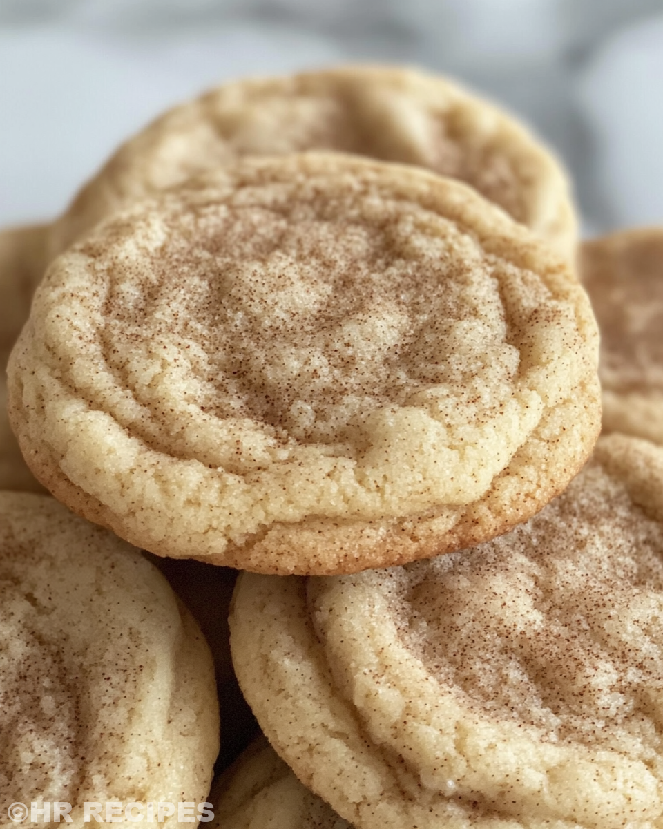 Plate of soft cinnamon cream cheese cookies ready to enjoy