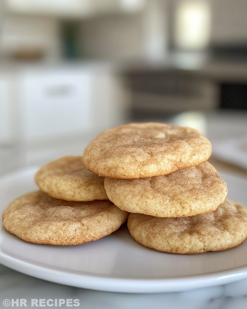 Cookie dough balls rolled in cinnamon sugar ready to bake