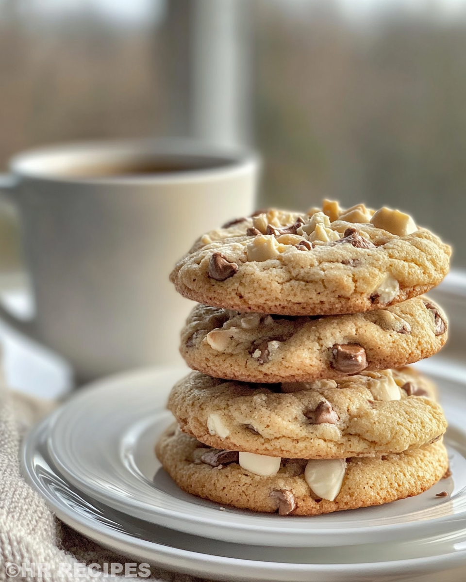 Close-up of cooked Coffee Cake Cookies ready to serve