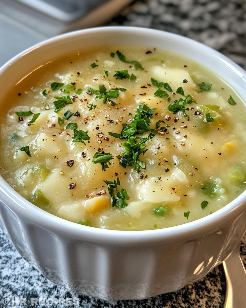 Pressure cooker with diced vegetables and spices cooking for colcannon soup