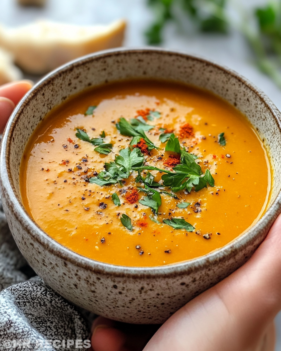 Pressure cooker soup steaming and hissing as it cooks
