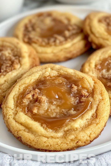 Copycat Crumbl Salted Caramel Cheesecake Cookies taken with iphone 15 pro max --iw 2 --ar 4:5 --v 6.1 --raw