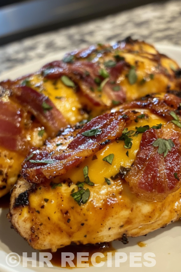 Cowboy Bbq Bacon Cheddar Chicken taken with iphone 15 pro max --iw 2 --ar 4:5 --v 6.1 --raw