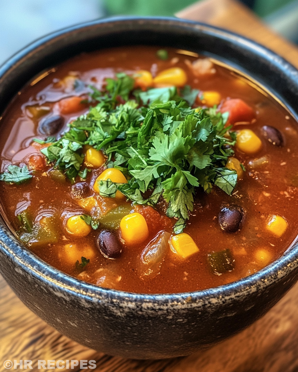 Ingredients for cowboy soup ready to be cooked in pressure cooker