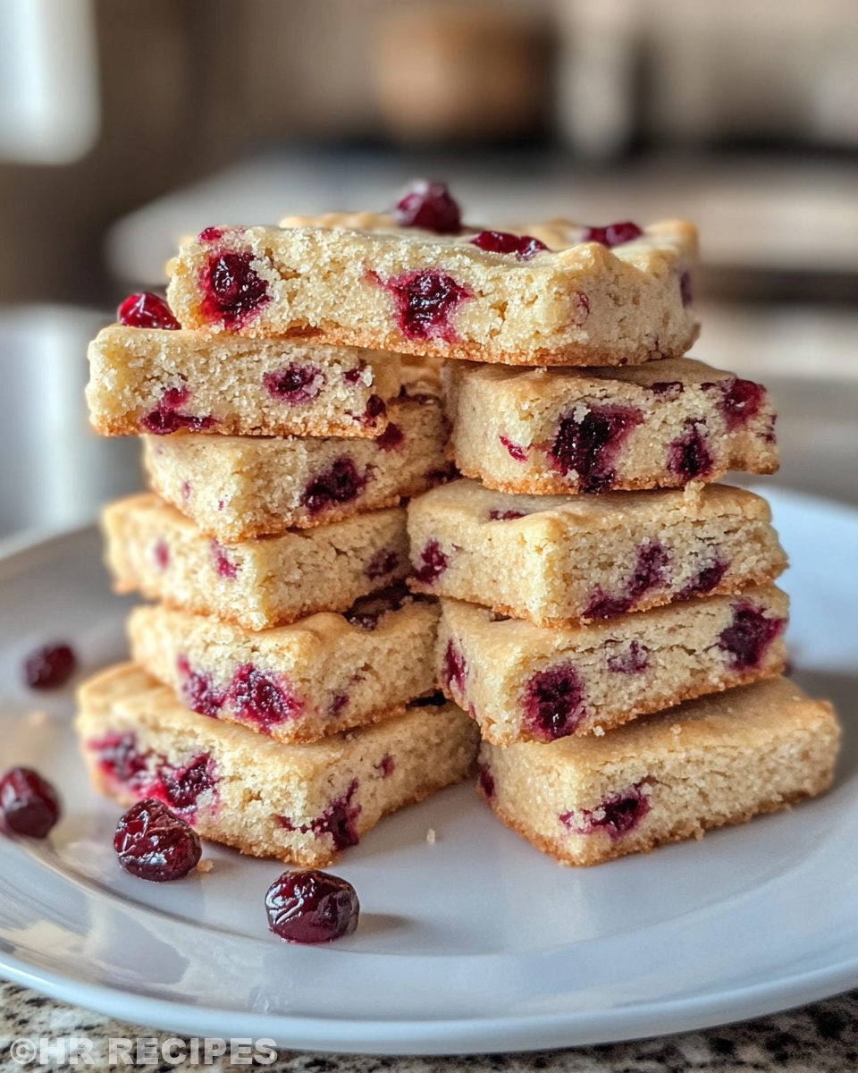 Fresh cranberry orange shortbread cookies steaming in pressure cooker