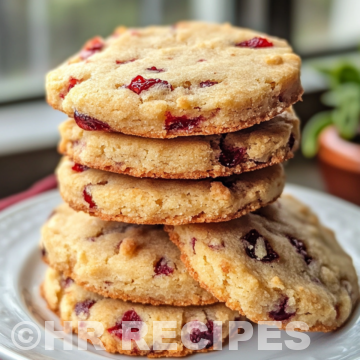 Cranberry Orange Shortbread Cookies taken with iphone 15 pro max --iw 2 --ar 4:5 --v 6.1 --raw