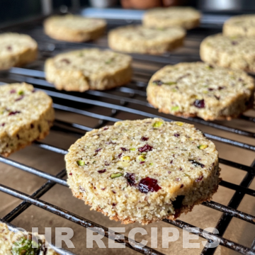 Cranberry Pistachio Shortbread taken with iphone 15 pro max --iw 2 --ar 4:5 --v 6.1 --raw