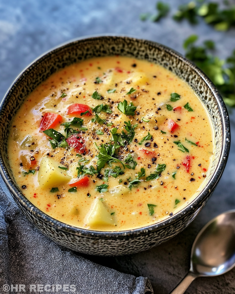 Cooking chopped vegetables and sausage in pressure cooker pot