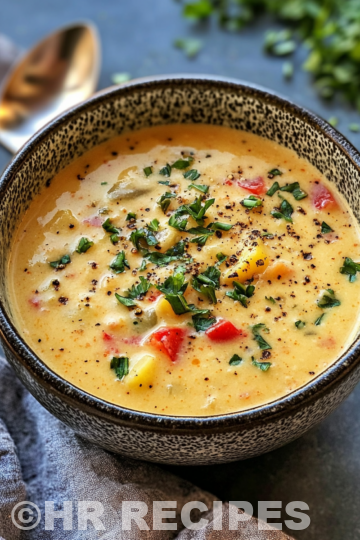 Creamy Cajun Potato Soup Perfect for Chilly Evenings taken with iphone 15 pro max --iw 2 --ar 4:5 --v 6.1 --raw