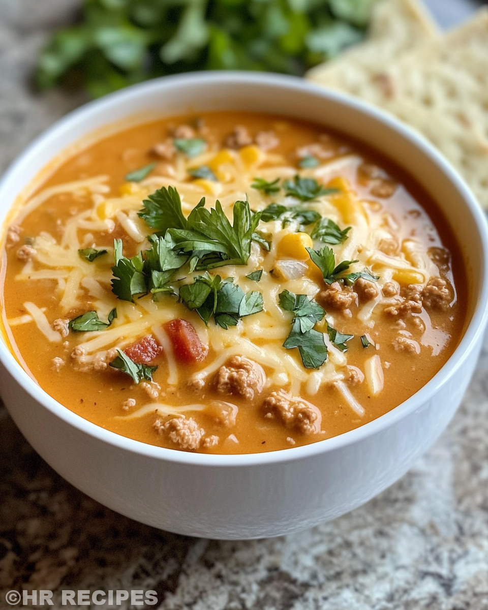 Ingredients for creamy cowboy soup in kitchen