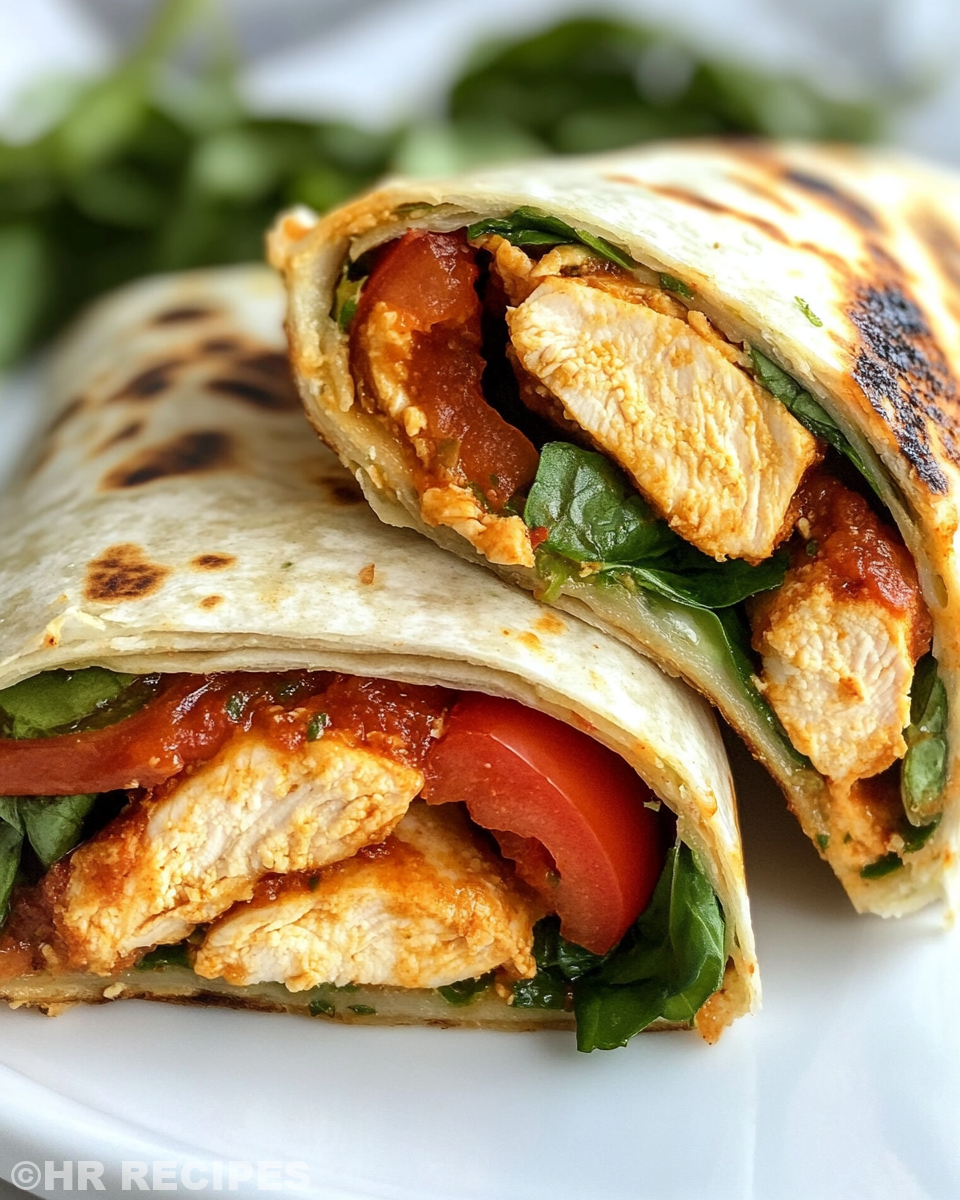 Ingredients for crispy air fryer chicken mozzarella wraps with cheddar cheese and bacon