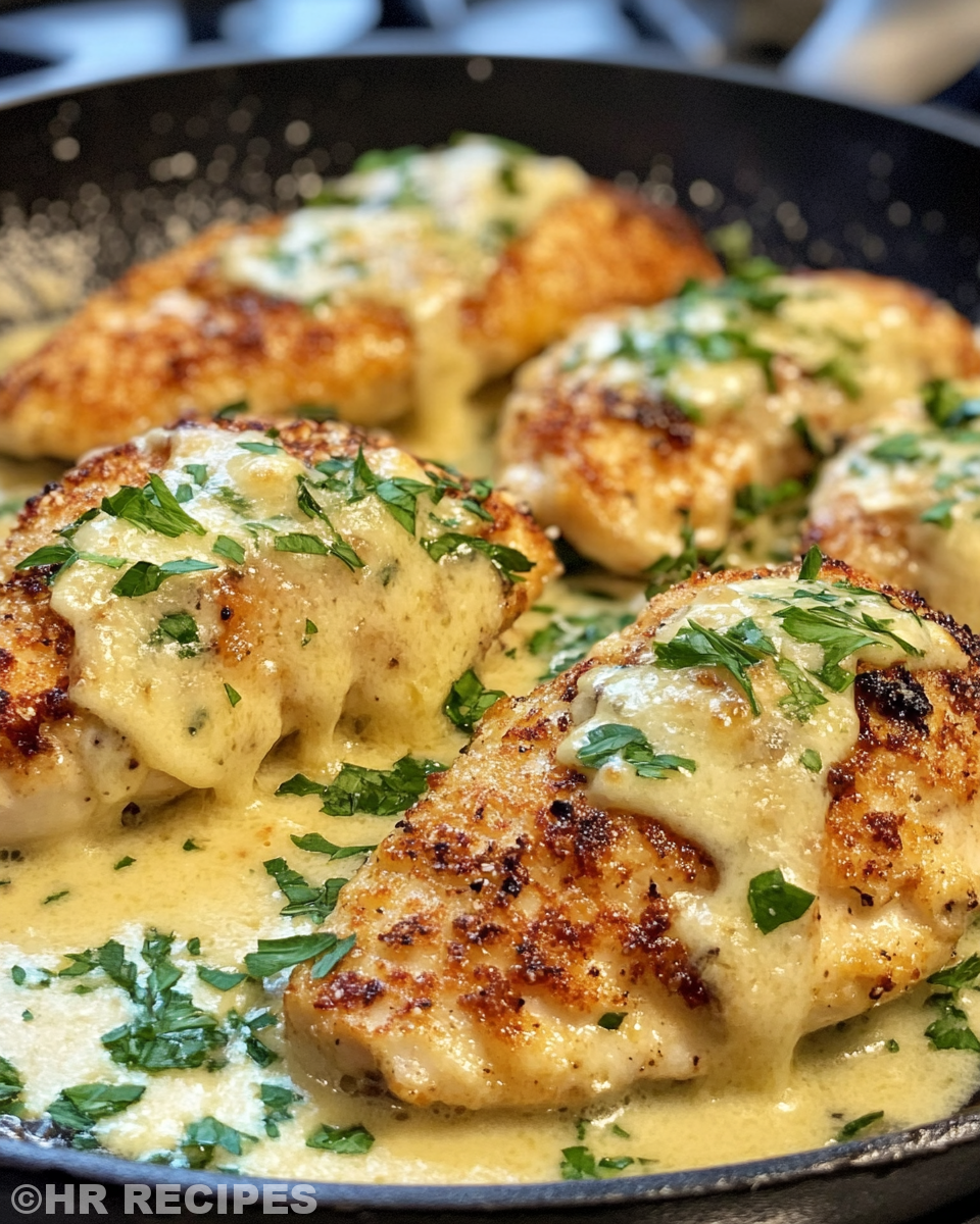 Ingredients ready for creamy garlic parmesan chicken
