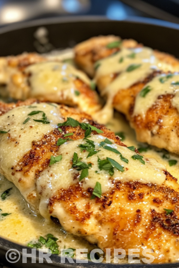 Crispy Parmesan Chicken With A Rich Garlic Sauce Easy Dinner Idea taken with iphone 15 pro max --iw 2 --ar 4:5 --v 6.1 --raw