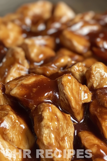 Crock Pot Bourbon Chicken Recipe Is A Must Try Dish taken with iphone 15 pro max --iw 2 --ar 4:5 --v 6.1 --raw