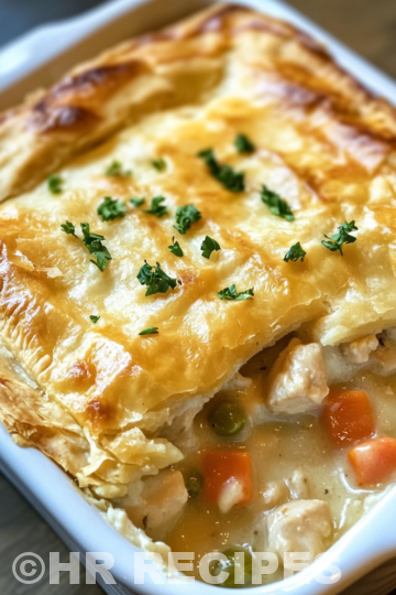 Crock Pot Chicken Pot Pie taken with iphone 15 pro max --iw 2 --ar 4:5 --v 6.1 --raw