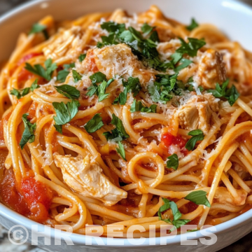 Crock Pot Chicken Spaghetti taken with iphone 15 pro max --iw 2 --ar 4:5 --v 6.1 --raw