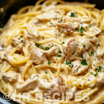 Crock Pot Creamy Cajun Chicken Pasta taken with iphone 15 pro max --iw 2 --ar 4:5 --v 6.1 --raw