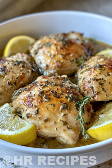 Crock Pot Lemon Garlic Butter Chicken Recipe taken with iphone 15 pro max --iw 2 --ar 4:5 --v 6.1 --raw