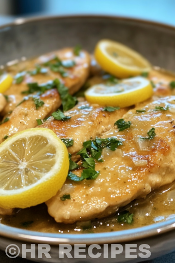 Crock Pot Lemony Chicken Piccata Chicken Breast Dinner Ideas taken with iphone 15 pro max --iw 2 --ar 4:5 --v 6.1 --raw