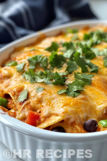 Crockpot Chicken Enchilada Casserole taken with iphone 15 pro max --iw 2 --ar 4:5 --v 6.1 --raw