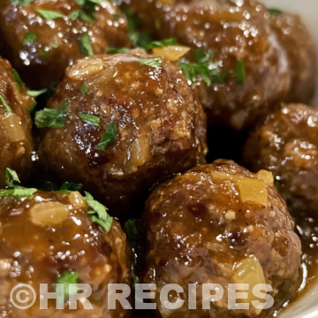 Crockpot French Onion Meatballs Recipe taken with iphone 15 pro max --iw 2 --ar 4:5 --v 6.1 --raw
