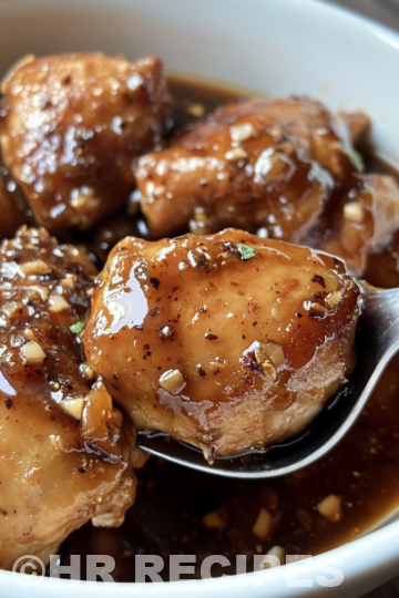 Crockpot Honey Garlic Chicken Thighs taken with iphone 15 pro max --iw 2 --ar 4:5 --v 6.1 --raw