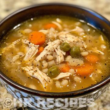 Crockpot Italian Chicken Soup taken with iphone 15 pro max --iw 2 --ar 4:5 --v 6.1 --raw