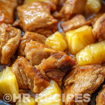 Crockpot Pineapple Chicken taken with iphone 15 pro max --iw 2 --ar 4:5 --v 6.1 --raw