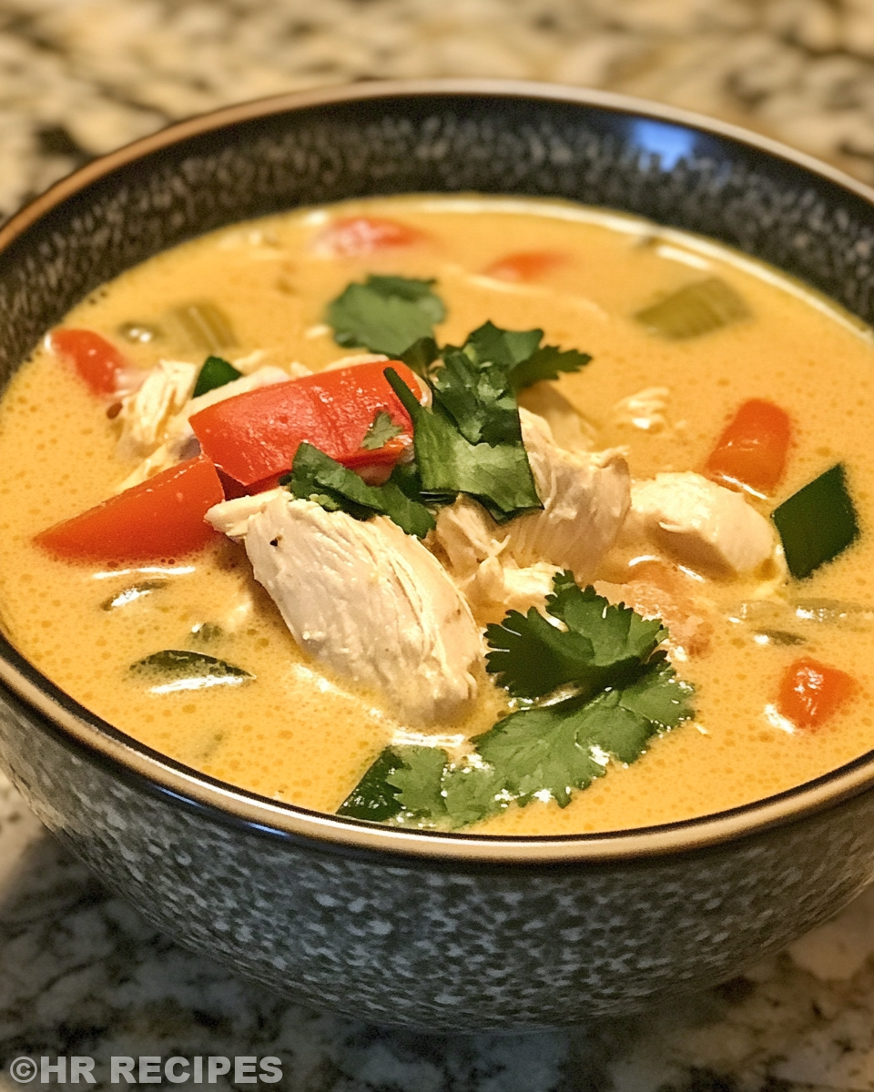 Ingredients for slow cooker peanut chicken in bowls, peanut butter, coconut milk, garlic