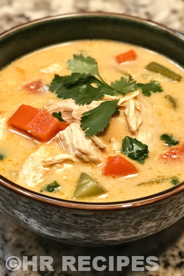 Crockpot Thai Coconut Chicken Soup An Incredible Ultimate Recipe taken with iphone 15 pro max --iw 2 --ar 4:5 --v 6.1 --raw