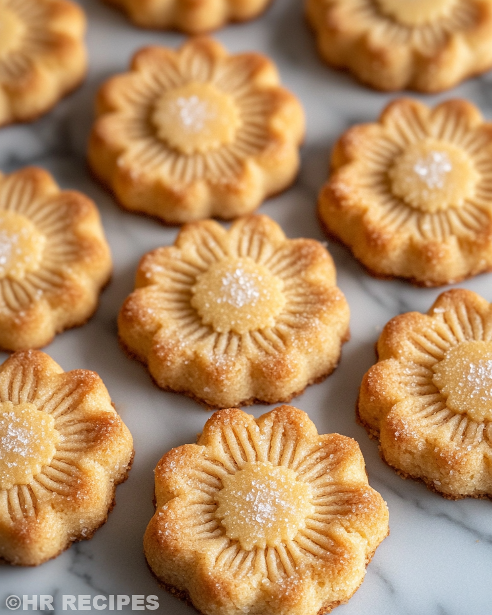 Piping Danish butter cookie dough with star tip