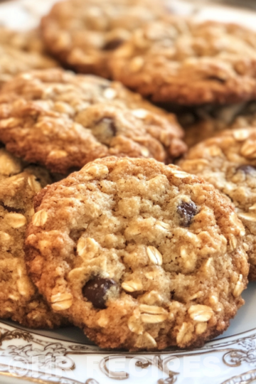 Delicious Honey Oatmeal Cookies taken with iphone 15 pro max --iw 2 --ar 4:5 --v 6.1 --raw