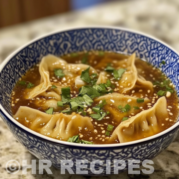 Easy Potsticker Soup Recipe taken with iphone 15 pro max --iw 2 --ar 4:5 --v 6.1 --raw