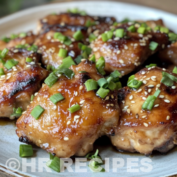 Easy Soy Garlic Chicken Thighs taken with iphone 15 pro max --iw 2 --ar 4:5 --v 6.1 --raw
