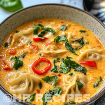 Easy Thai Coconut Curry Dumpling Soup taken with iphone 15 pro max --iw 2 --ar 4:5 --v 6.1 --raw