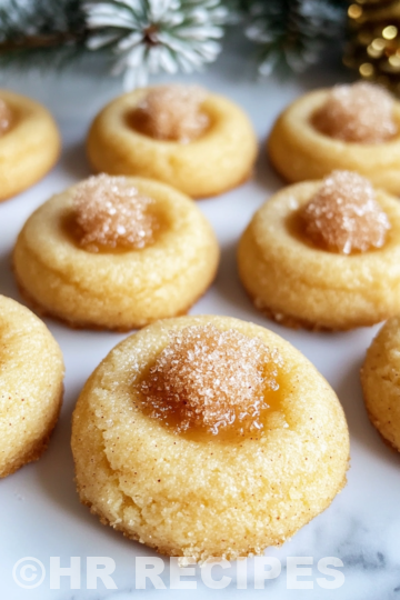 Eggnog Snickerdoodle Thumbprint Cookies taken with iphone 15 pro max --iw 2 --ar 4:5 --v 6.1 --raw