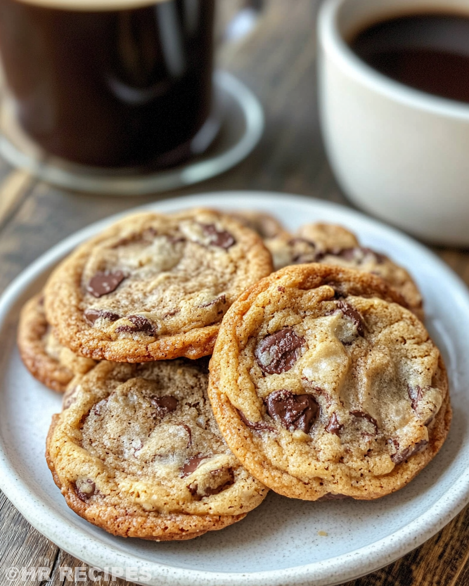 Ingredients measured and ready for espresso chocolate chip cookies