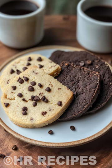 Espresso Chocolate Shortbread Cookies taken with iphone 15 pro max --iw 2 --ar 4:5 --v 6.1 --raw