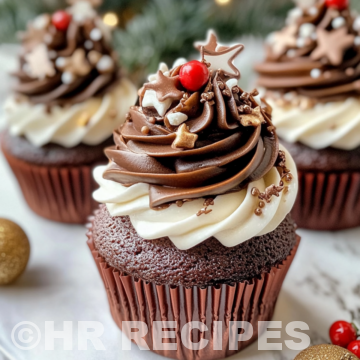Festive Christmas Cupcake Ideas taken with iphone 15 pro max --iw 2 --ar 4:5 --v 6.1 --raw