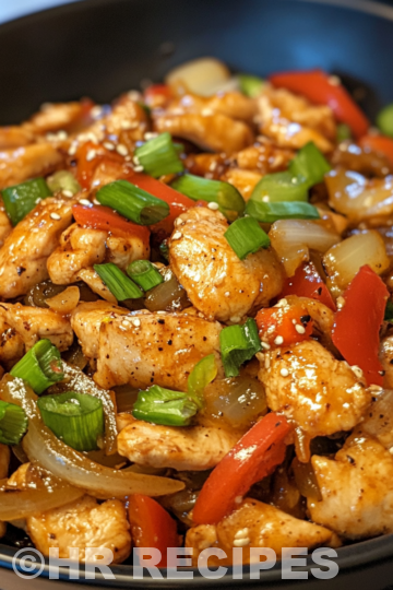 Firecracker Chicken Stir Fry taken with iphone 15 pro max --iw 2 --ar 4:5 --v 6.1 --raw