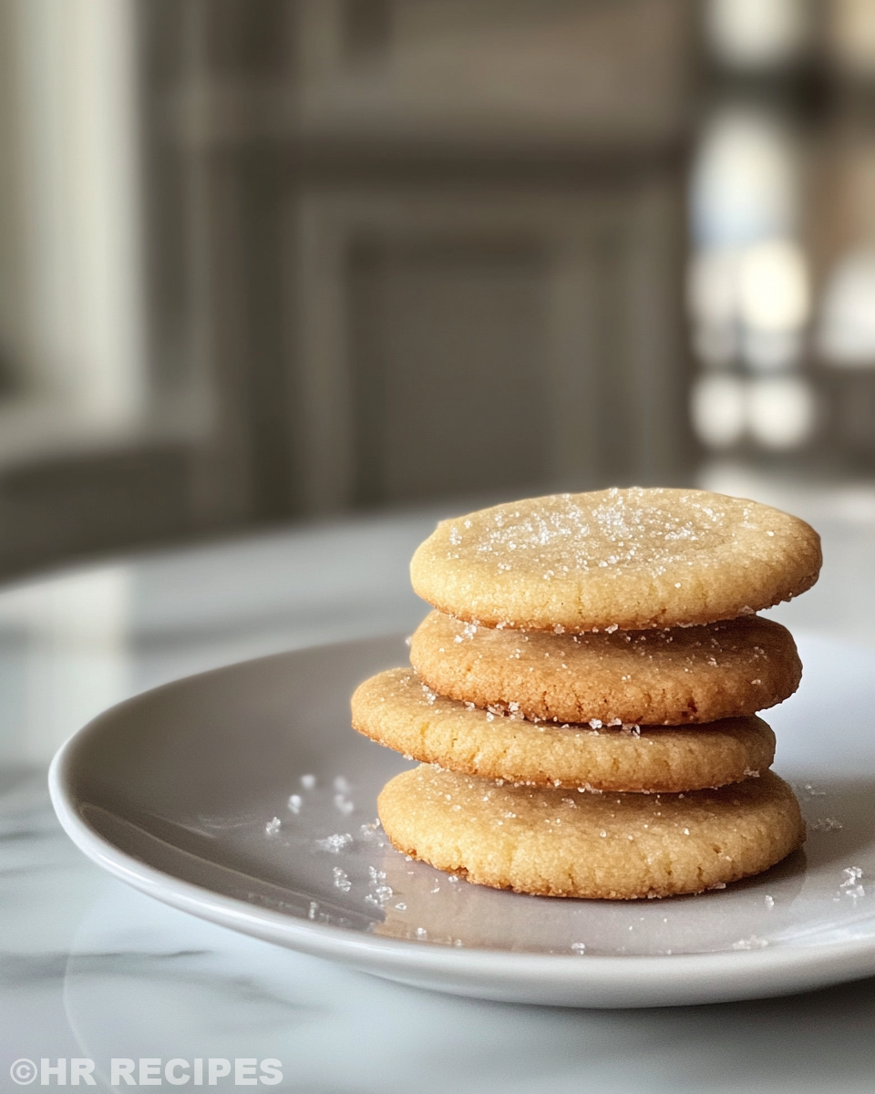 Golden baked French butter cookies arranged on parchment paper