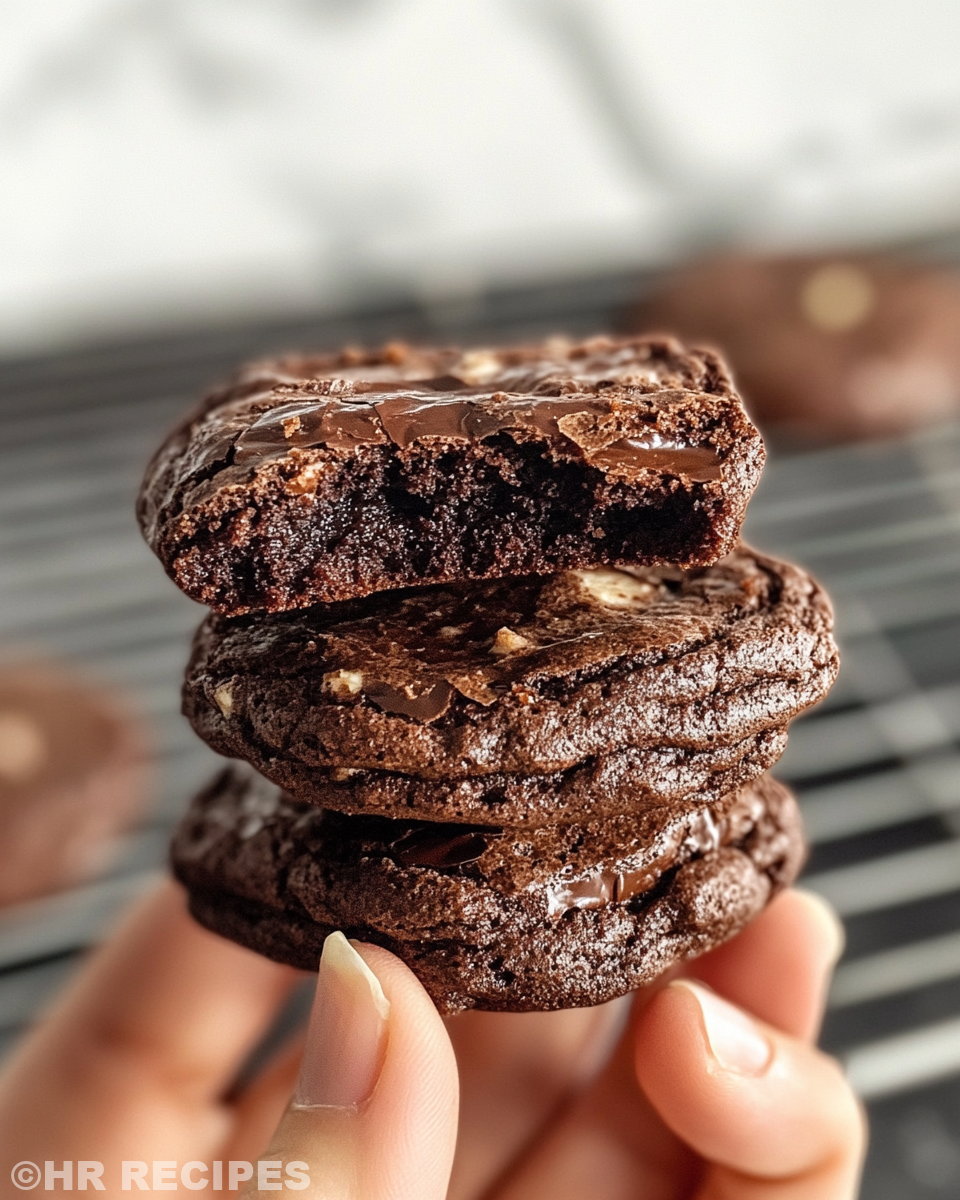 Ingredients for fudgy brownie cookies laid out on a table