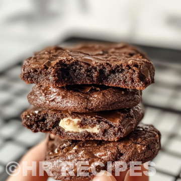 Fudgy Brownie Cookies taken with iphone 15 pro max --iw 2 --ar 4:5 --v 6.1 --raw