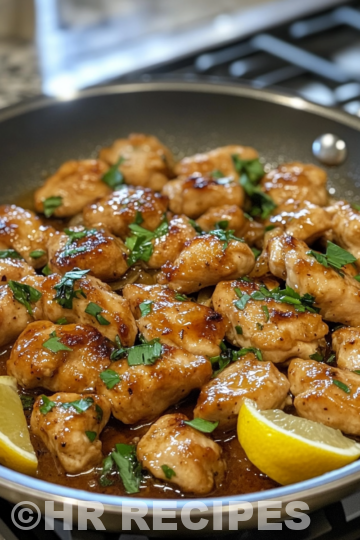 Garlic Butter Chicken Bites: A Quick One-Pan Delight taken with iphone 15 pro max --iw 2 --ar 4:5 --v 6.1 --raw