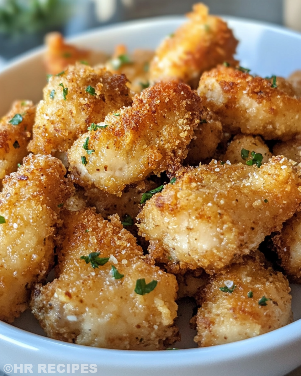 Ingredients of garlic butter chicken bites: chicken, butter, garlic