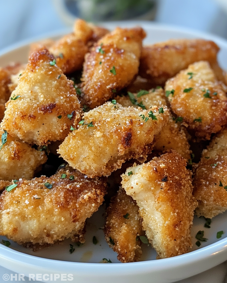Steam rising from pressure cooker during garlic butter chicken bites cooking