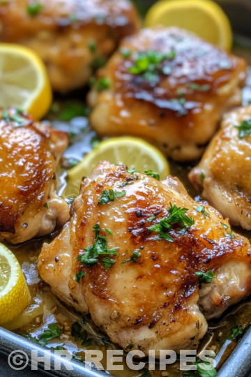 Garlic Lemon Chicken Thighs Recipe taken with iphone 15 pro max --iw 2 --ar 4:5 --v 6.1 --raw